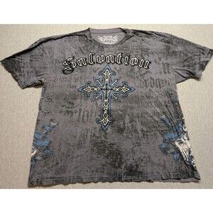 Raw State Salvation Cross Men's Shirt Size XXL